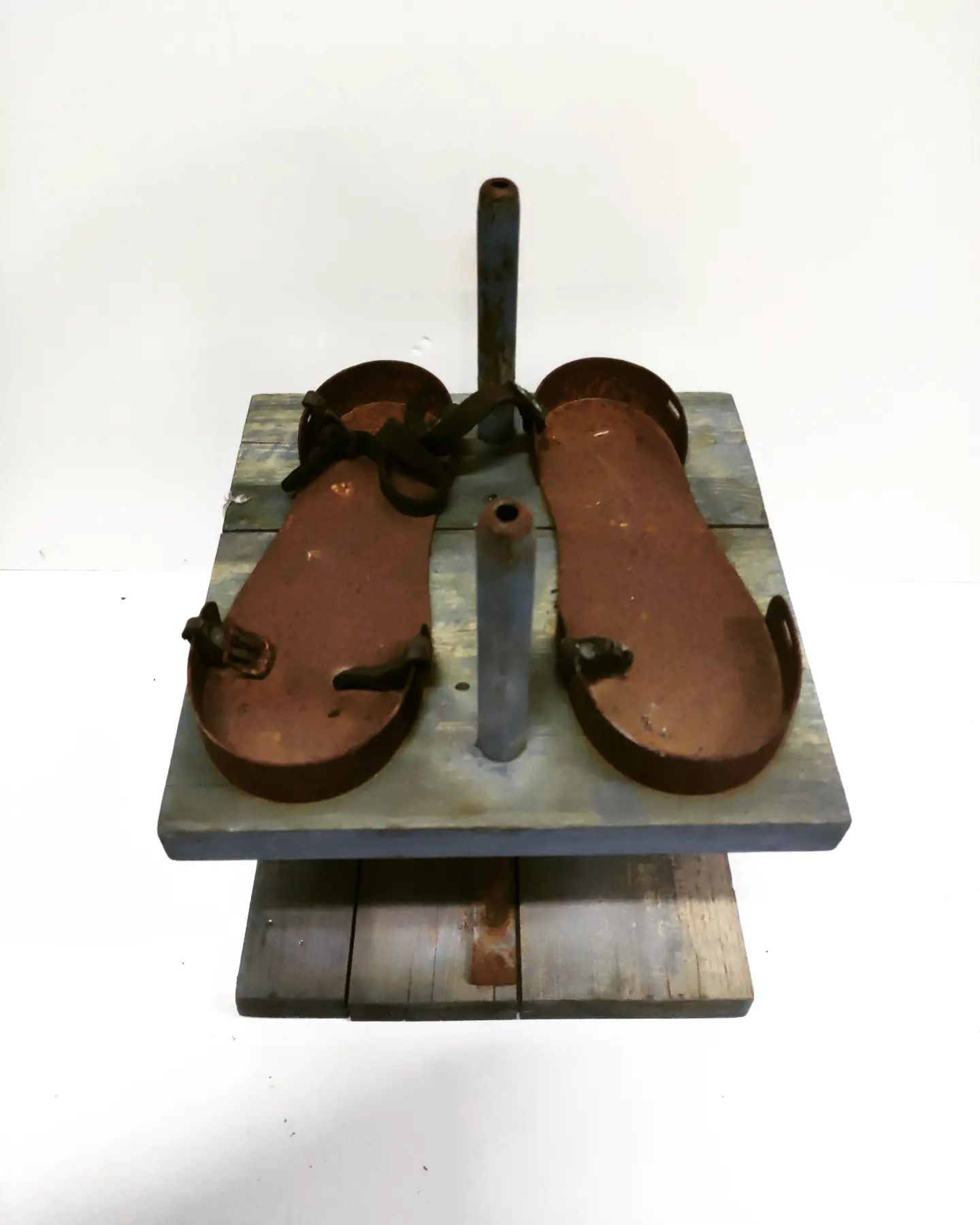 aparato ejercicio equilibrio deporte madera metal 1u